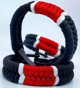 Black Belt Rank BJJ Paracord Bracelet