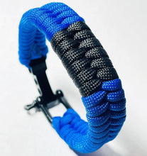 Blue Belt Ranked BJJ Paracord Bracelet