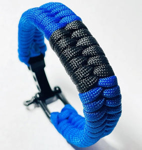 Blue Belt Ranked BJJ Paracord Bracelet