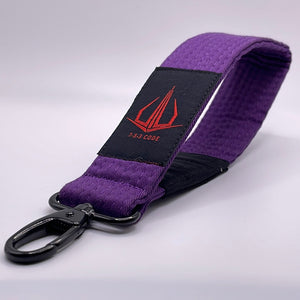 Purple Belt Ranked BJJ keychain