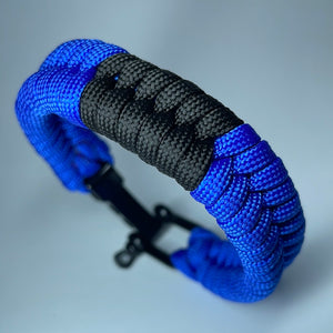 Blue Belt Ranked BJJ Paracord Bracelet